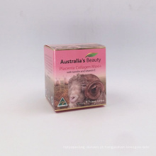 Caixas de embalagem de cosméticos cuidados com a pele creme para cuidados pessoais lanolina placenta embalagem caixa de creme para venda